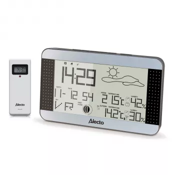 Alecto WS-1700 Funk-Wetterstation mit Außensensor