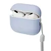UNIQ Lino Silikonhülle für AirPods Pro 2. Generation (2022/2023) Arktisblau