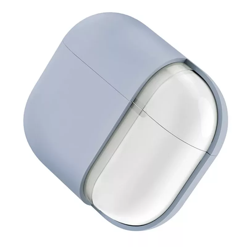 UNIQ Lino Silikonhülle für AirPods Pro 2. Generation (2022/2023) Arktisblau