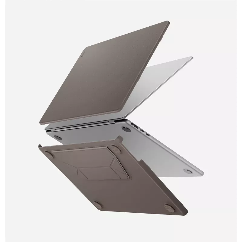 UNIQ Lyden Versa Folio-Hülle für MacBook Air 13 inch (M2/M3/M4/M5) Schwarz