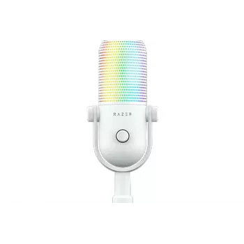RAZER Seiren V3 Chroma 32-bit DSP USB-Kondensatormikrofon mit RGB-Beleuchtung - Weiß