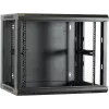 DSIT DS6409 9U Wandmontage-Serverschrank mit Glastür, 600x450x500 mm, Schwarz