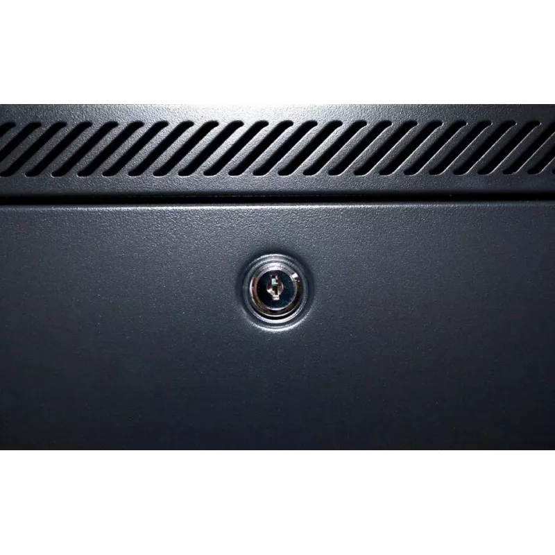 DSIT DS6409 9U Wandmontage-Serverschrank mit Glastür, 600x450x500 mm, Schwarz
