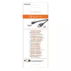 Vivanco VVITUSBAMICB10MK USB 2.0 Typ-A auf Micro-B Kabel, 1 m, Schwarz