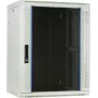 DSIT 15U Wandmontage-Serverschrank mit Glastür, Weiß, 600x450x770 mm (DS6415W)