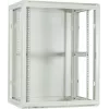 DSIT 15U Wandmontage-Serverschrank mit Glastür, Weiß, 600x450x770 mm (DS6415W)