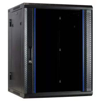 DSIT DS6615-DOUBLE Reversibler Wandmontage-Serverschrank mit Glastür, 600 mm breit