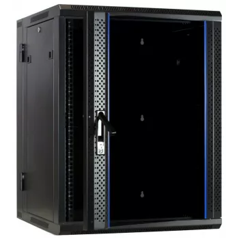 DSIT DS6615-DOUBLE Reversibler Wandmontage-Serverschrank mit Glastür, 600 mm breit