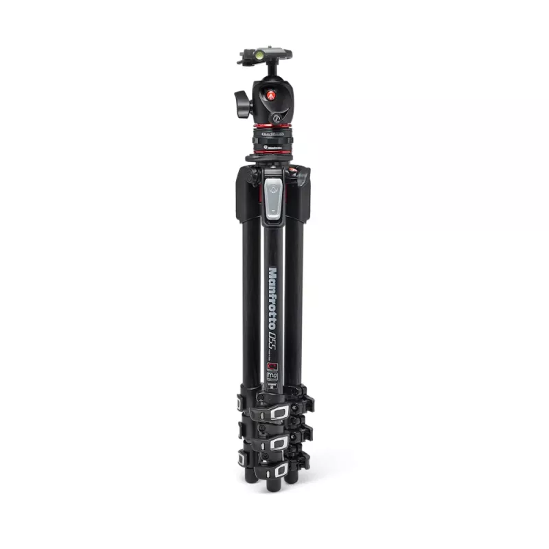 Manfrotto MK055CXPRO4BHQR Carbon-Stativ mit Kugelkopf