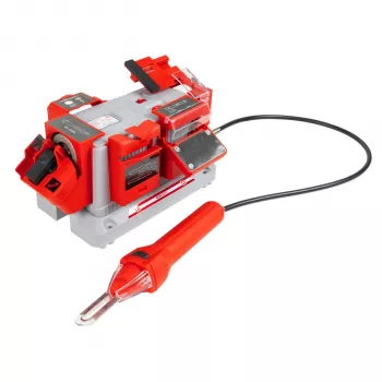 HOLZMANN MASCHINEN MSG2021 230V Multi-Schleifer für Bohrer, Messer, Scheren & Meißel – 95 W, diamantbeschichtete Scheibe, einstellbarer Winkel