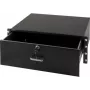 DS-IT abschließbare Dokumentenschublade 4U Rack-Montage Stahl Schwarz (DS-DR04)