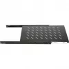 DSIT DS-UH100 ausziehbares Rack-Regal 1U 930mm Tiefe 18kg Belastung Schwarz