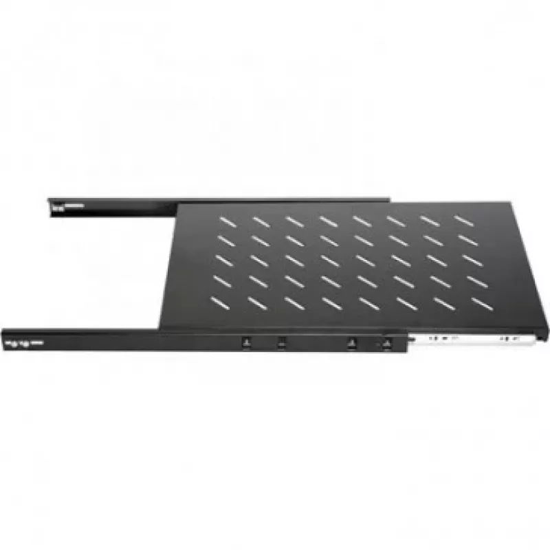 DSIT DS-UH100 ausziehbares Rack-Regal 1U 930mm Tiefe 18kg Belastung Schwarz