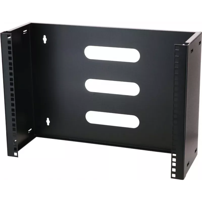 DSIT 8U 19-Zoll Wandmontage-Festrahmen, 180 mm Tiefe, Schwarz (DS-WMB8-S)