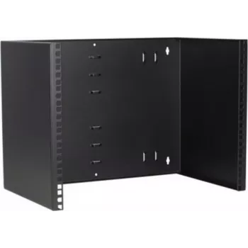 DSIT DS-WMB8-M 8U 19-Zoll feste Wandhalterung Rack-Gehäuse, 300 mm Tiefe, Schwarz