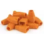DSIT Danicom RJ45 Boot Orange, 10er-Pack – Zugentlastung ohne Haken für Ethernet-Kabel