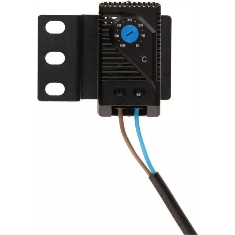 DSIT DS-Therm Bimetall-Thermostat für Lüftersteuerung, 0-60°C, DIN-Schiene, NO-Kontakt