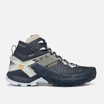 Garmont 9.81 Onyx Mid GTX Herren-Wasserdichte Wanderschuhe - Nights Blue/Plein Blue, Größe 42.5