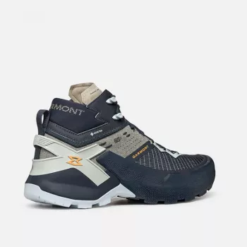 Garmont 9.81 Onyx Mid GTX Herren-Wasserdichte Wanderschuhe - Nights Blue/Plein Blue, Größe 42.5
