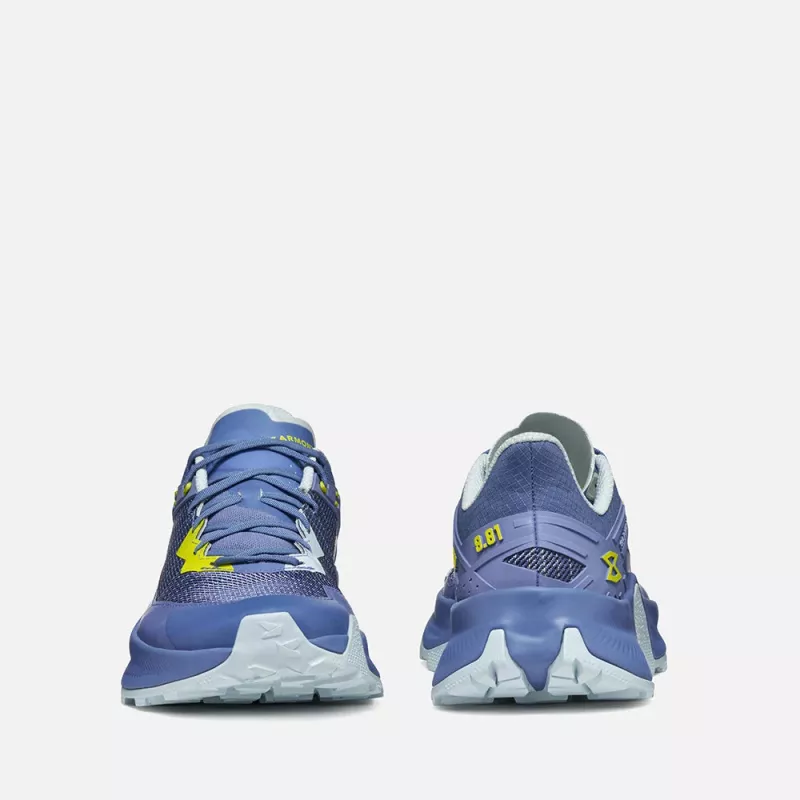 Garmont 9.81 Etere Damen Fast Hiking Schuhe - Very Violet/Sulphur Green, Größe 39