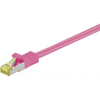 DSIT Cat.7 S/FTP (PiMF) RJ45 Netzwerkkabel, Pink, 15m