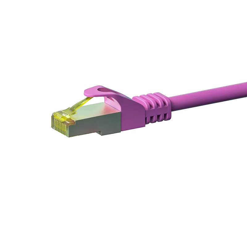 DSIT Cat.7 S/FTP (PiMF) RJ45 Netzwerkkabel, Pink, 15m