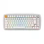 Glorious GMMK Pro mechanische Tastatur, 75% Pre-Built, ISO UK Layout, Weiß