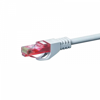 DSIT CAT6 U/UTP Ethernet-Patchkabel, 0,25 m, Weiß, 100% Kupfer