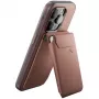 Peak Design Mobile Wallet SlimLink Magnetischer Kartenhalter mit Standfuß für MagSafe, Adobe Red