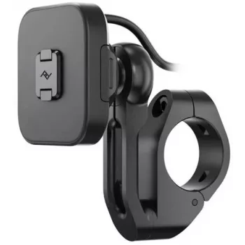 Peak Design Universal Bar Mount Adapter für Motorräder & Fahrräder, SlimLink™, Schwarz