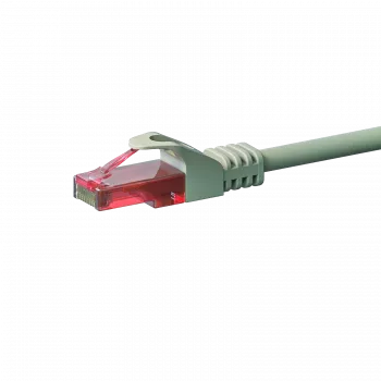 DSIT DC-61-010 CAT6 U/UTP Netzwerkkabel, 1 m, grau, 100 % Kupfer