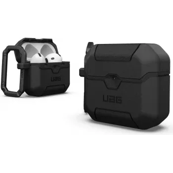 Urban Armor Gear UAG Scout Hülle für Apple AirPods 4. Generation - Schwarz