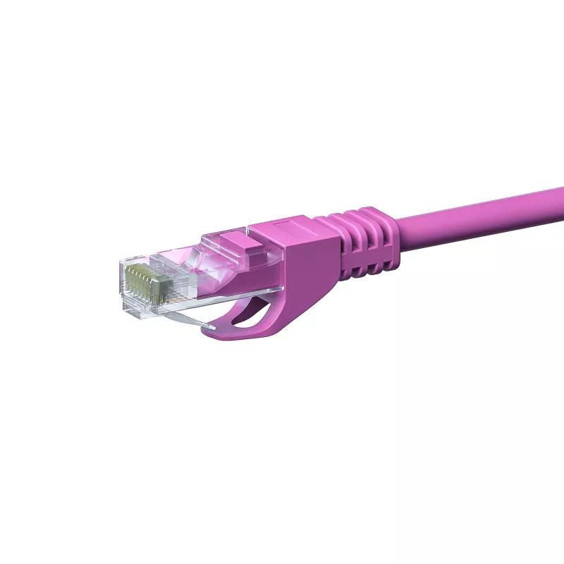DSIT CAT5e U/UTP Netzwerkkabel 10m Pink 100% Kupfer