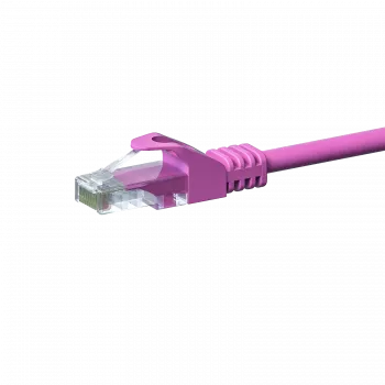 DSIT CAT 5e Netzwerkkabel U/UTP - 0,25 Meter - Pink - CCA (DC-C59-002)