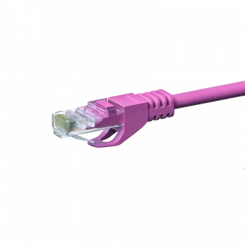 DSIT CAT 5e U/UTP Patchkabel, 20 m, Rosa, CCA, RJ45, Gigabit Ethernet