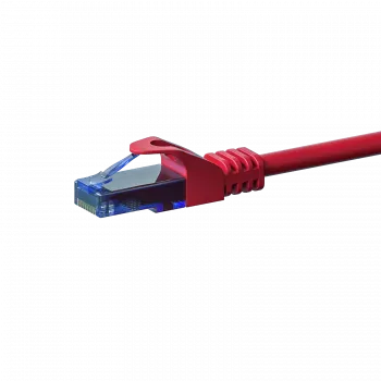 DSIT CAT6a U/UTP 100% Kupfer Netzwerk-Patchkabel, 0,15 m, Rot (DC-U6A5-001)