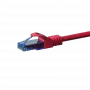 DSIT CAT6a U/UTP 100% Kupfer Netzwerk-Patchkabel, 0,15 m, Rot (DC-U6A5-001)