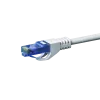 DSIT CAT6a Netzwerkkabel 100% Kupfer U/UTP 0,50 m Weiß (DC-U6A2-005)