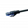 DSIT CAT6a Netzwerkkabel 100% Kupfer - U/UTP - 1 Meter - Schwarz (DC-U6A0-010)