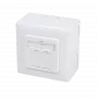 DSIT DC-Wall-Out-STP6A-W Aufputz Cat. 6a geschirmte Doppel-RJ45-Datenanschlussdose, Weiß