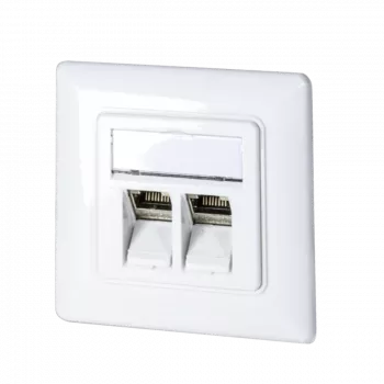 DSIT Keystone-Abdeckplatte, Weiß (DC-Wall-Key-W)