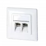 DSIT Keystone-Abdeckplatte, Weiß (DC-Wall-Key-W)