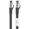 DSIT Cat8 S/FTP PiMF Netzwerk-Patchkabel RJ45, 0,5 m, Schwarz, 40 Gbit/s