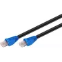 DSIT DANICOM CAT6 Außenkabel UTP Netzwerkkabel – 75 m, Schwarz