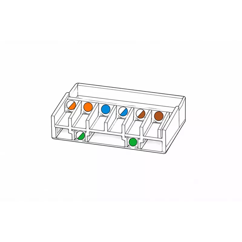 DSIT FTP RJ45 CAT6 Netzwerkstecker für flexible Kabel - 10 Stück