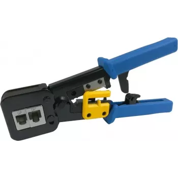 DSIT Pass-Through RJ45 Crimpzange mit Kabelschneider und Abisolierzange (DC-TOOL-RJ45-PT)