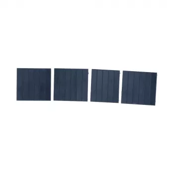 DSIT 3U DIN-Schienen-Gehäuse-Abdeckplatten, 4er-Pack, Grau