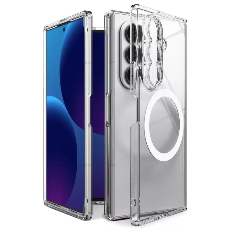 Ringke Fusion Magnetic MagSafe Hülle für Samsung Galaxy Z Fold 8 Ultra - Transparent