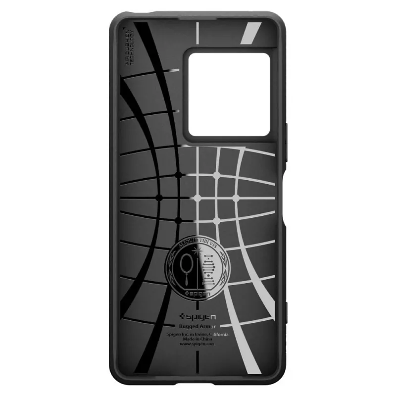 SPIGEN Rugged Armor Hülle für Sony Xperia 1 VIII, Mattschwarz, ACS11315