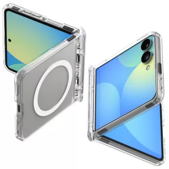 SPIGEN Ultra Hybrid Pro MagSafe Galaxy Z Flip8 Klar/Weiß